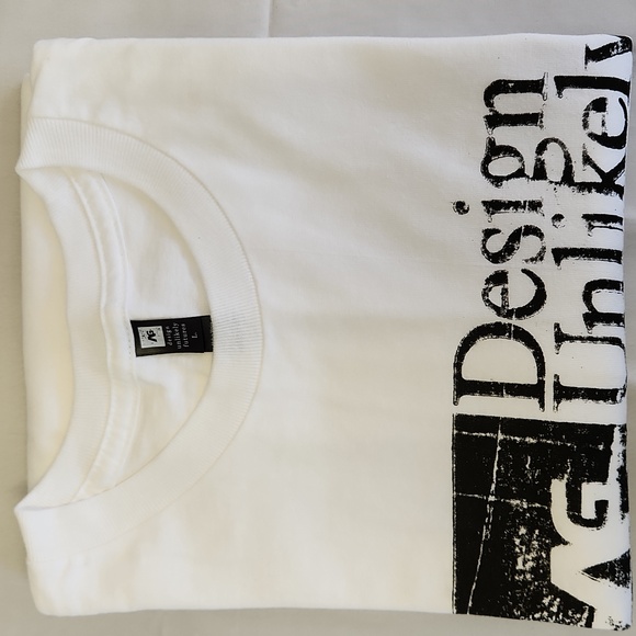 AG White Tee with Black Graphic - Picture 6 of 10